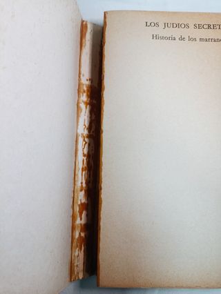 Judíos secretos:. Historia de los  marranos.