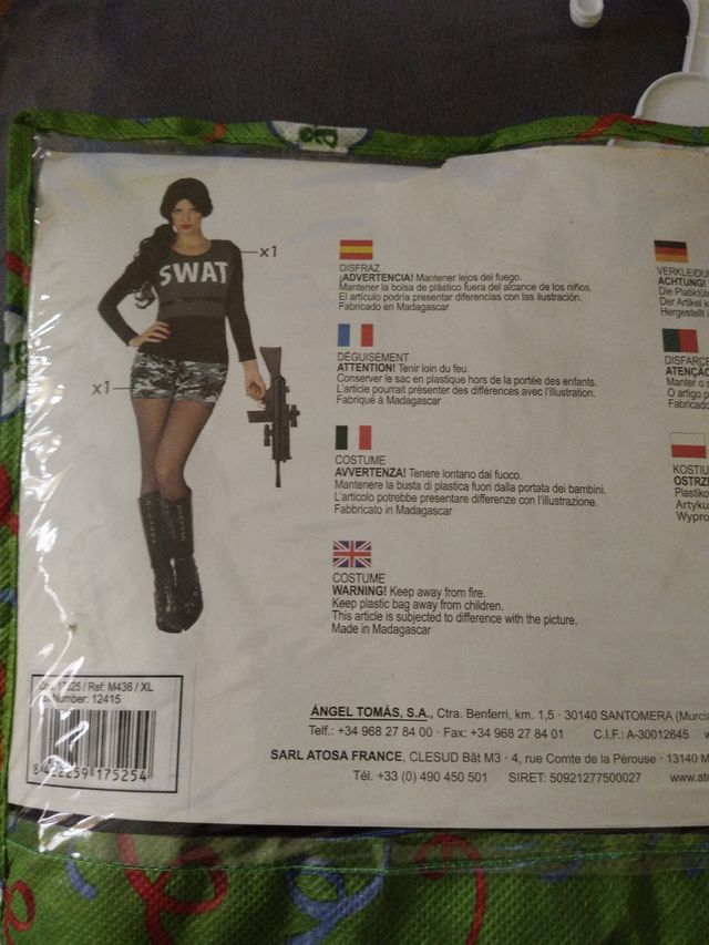 Disfraz de policía chica