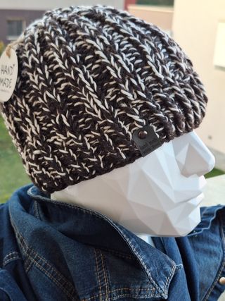 Berretto uomo 100 lana fatto a mano