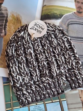 Berretto uomo 100 lana fatto a mano