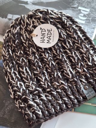Berretto uomo 100 lana fatto a mano