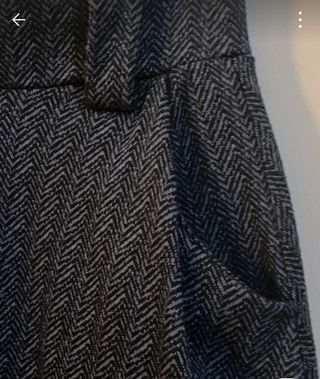 Gonna lunga blu e nera