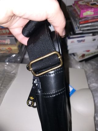 adidas ac mini bag nero oro