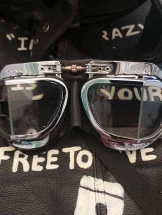 Casco Davida con mascara y gafas