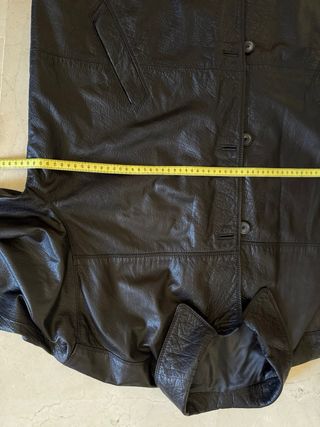 Chaqueta cuero negro