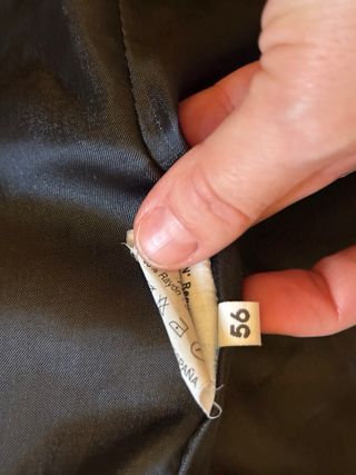 Chaqueta cuero negro