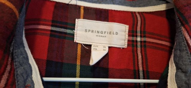 Camisa cuadros talla 36