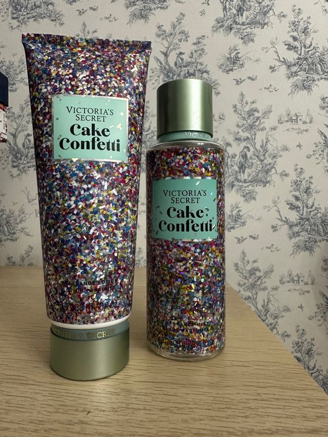 Victoria's Secret cake confetti