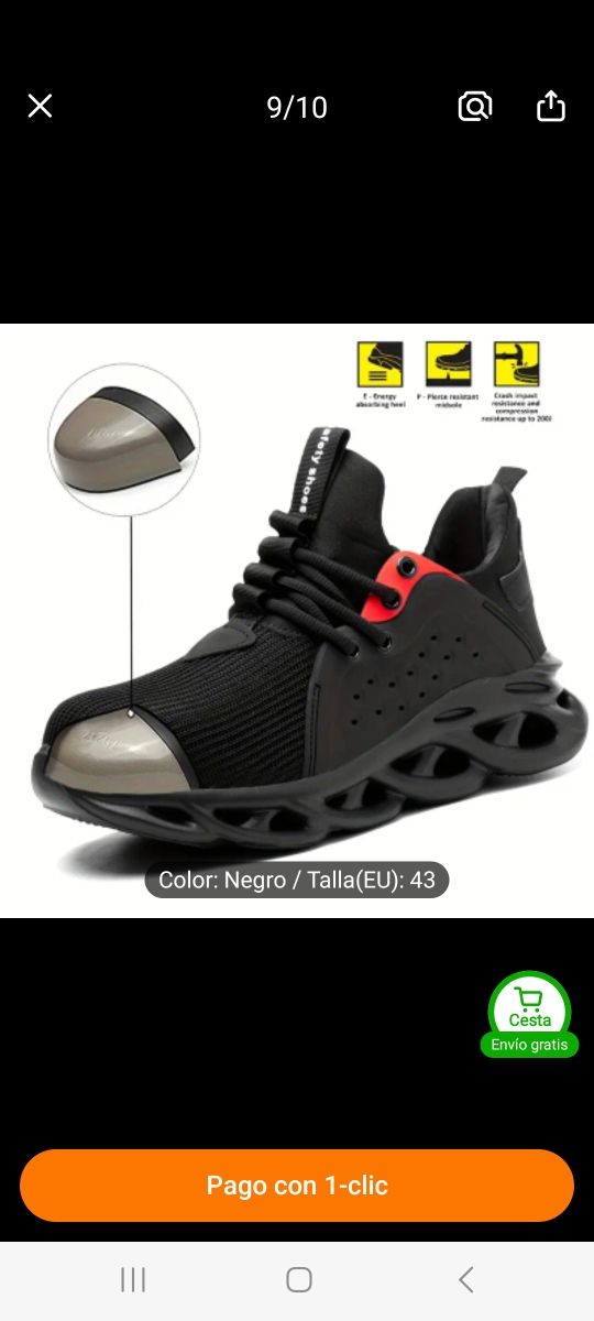 Zapatillas de seguridad 