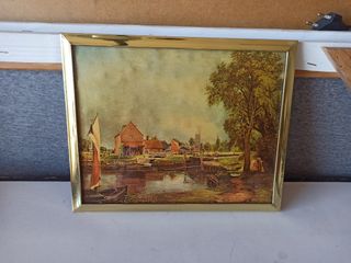 Marcos dorados con motivo laca antigua