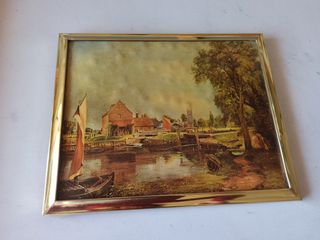 Marcos dorados con motivo laca antigua