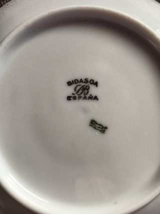 Tazas de café Bidasoa de porcelana fina.