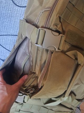 Mochila 65 litros táctica apertura frontal acampad