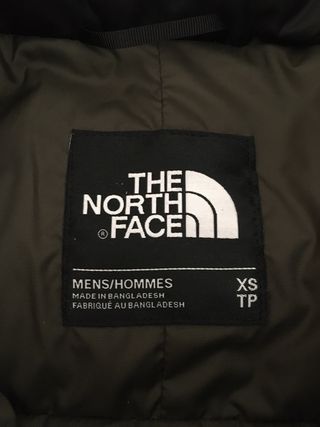 Abrigo de plumas/ The North Face