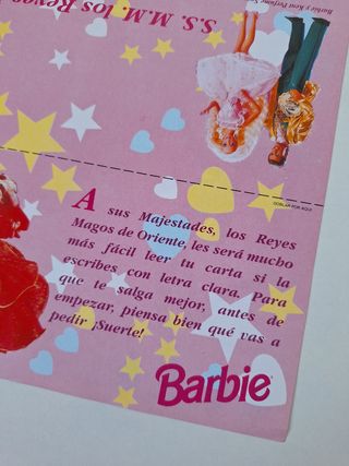 Carta Barbie Tre Re Magi Mattel