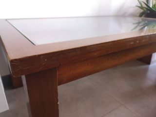 MESA SALÓN EXTENSIBLE, 4 SILLAS Y MESA CENTRO