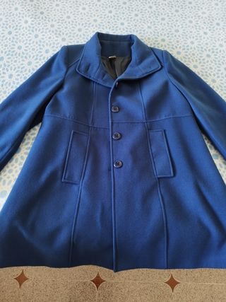Abrigo azulón mujer talla 54 NUEVO