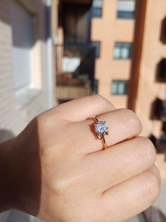 Anillos chapado en oro18k