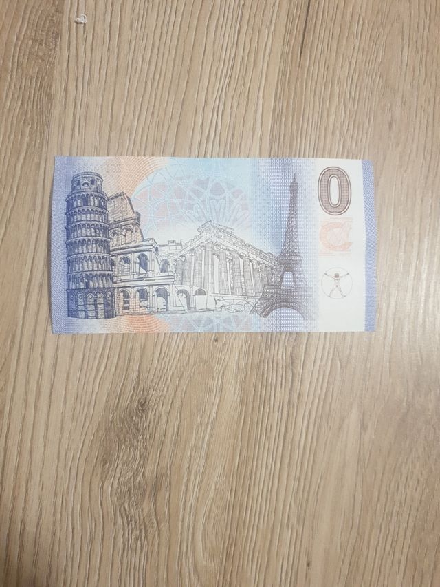 zerosouvenir banconota 0 euro Palermo