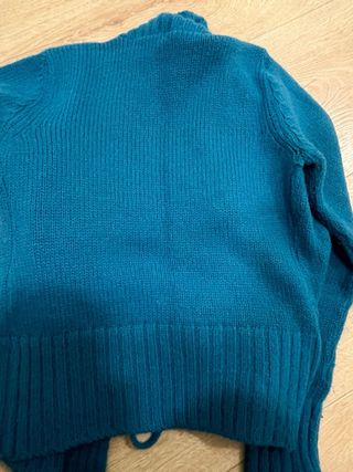 Chaqueta lana azul 