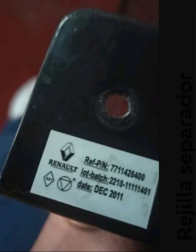 Rejilla coche, para mascotas, Renault Scénic 2012