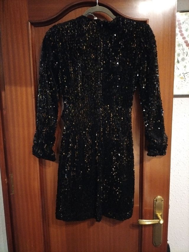 Vestido lentejuelas zara