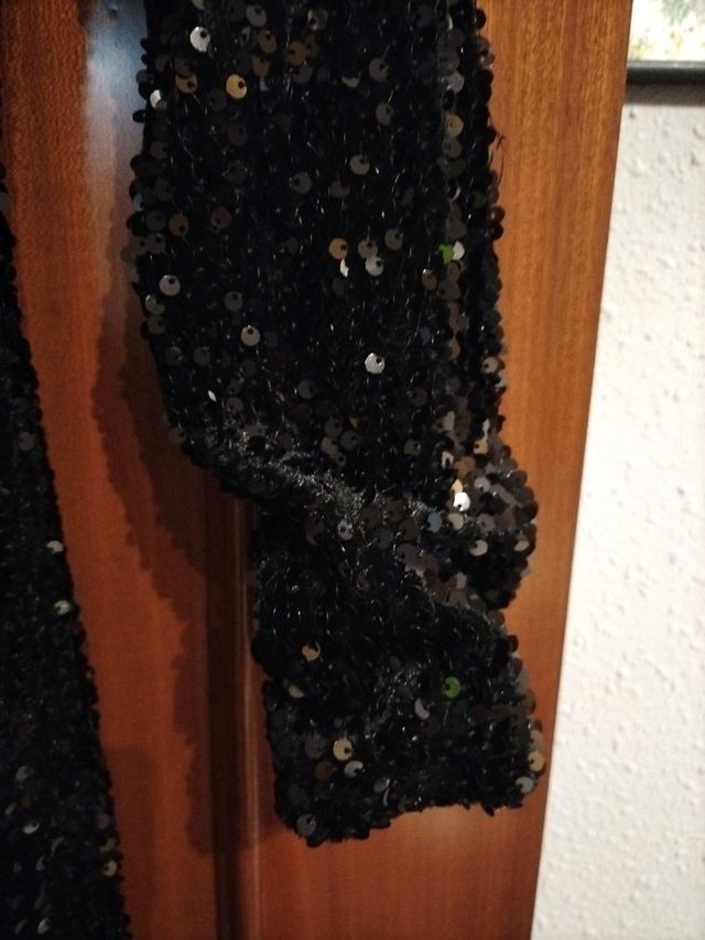 Vestido lentejuelas zara