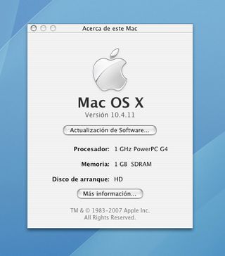 APPLE EMAC G4 POWERPC 1,00Ghz - 1GB RAM - 70GB HD