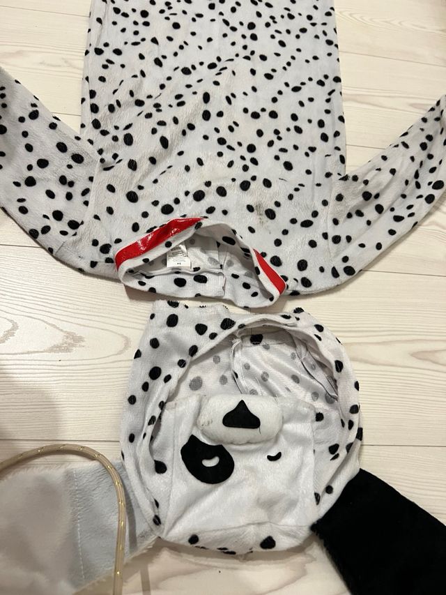 Disfraz dalmata y cruella devil