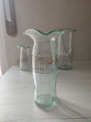 Tre vasetti complementi d'arredo