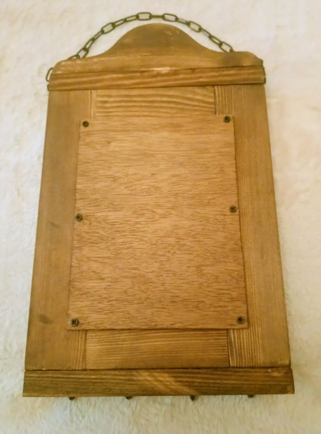 Portallaves Espejo Rústico