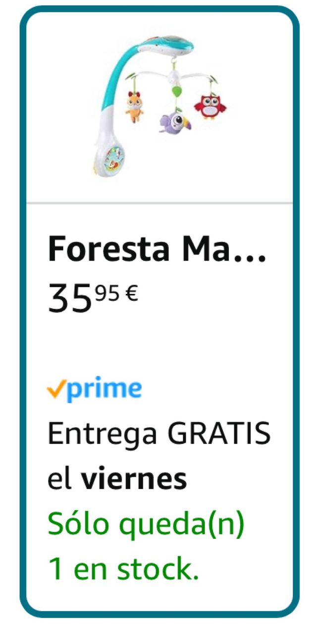 Movil bebe marca chico