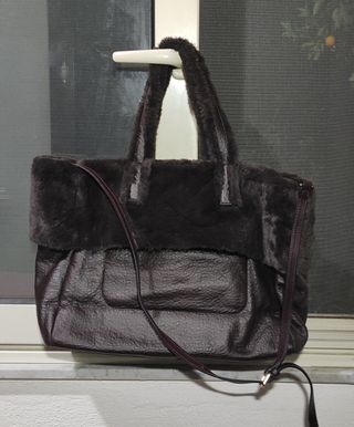 Borsa "peluche" ecologica a spalla