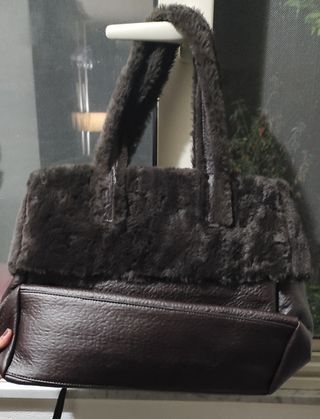 Borsa "peluche" ecologica a spalla