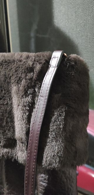 Borsa "peluche" ecologica a spalla