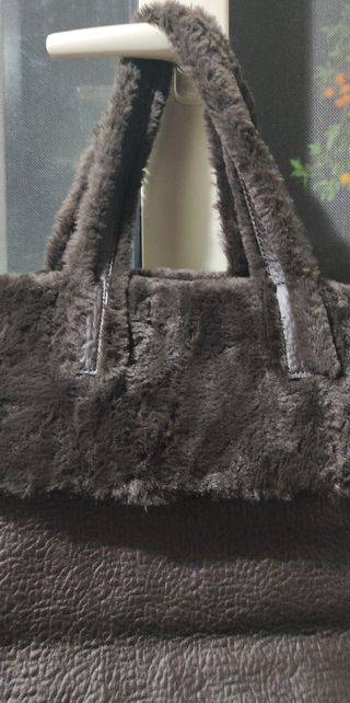 Borsa "peluche" ecologica a spalla