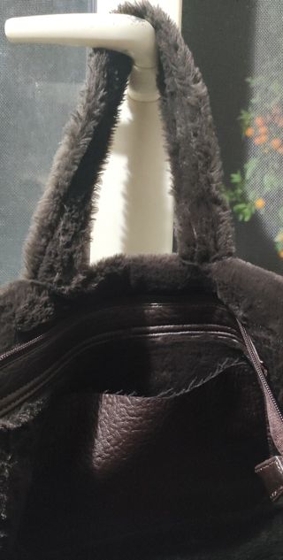 Borsa "peluche" ecologica a spalla