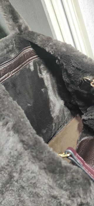 Borsa "peluche" ecologica a spalla