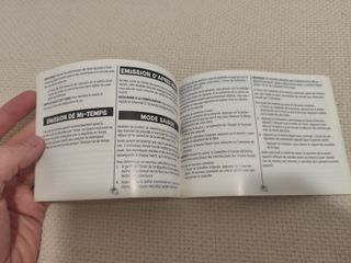 Manual de instrucciones Madden 96 sega Game gear 