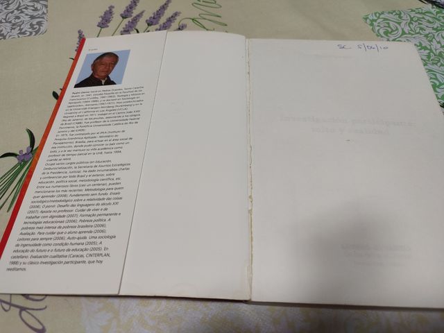 Libro "Investigación participante"