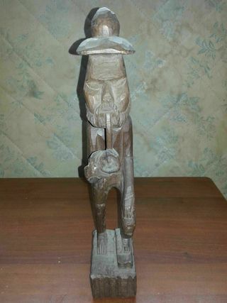 Statua di legno di artigianale prodotta in Brasile