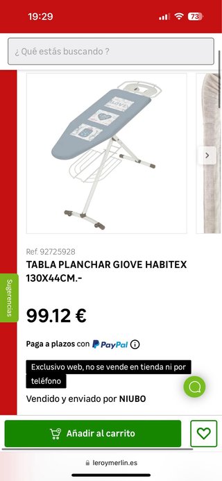 Mesa plancha especial centro planchado
