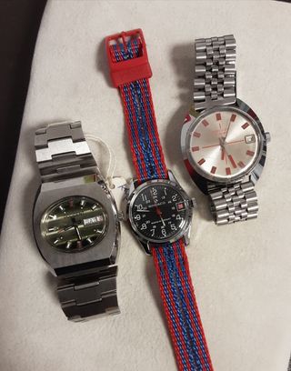 Lote de relojes mecánicos vintage