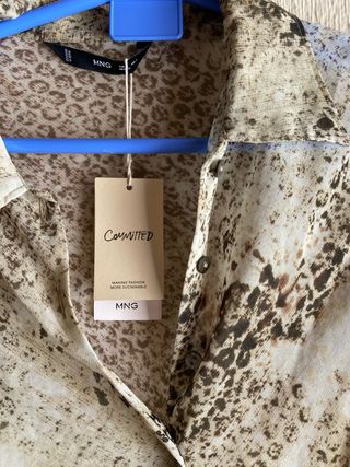 Camisa serpiente mango