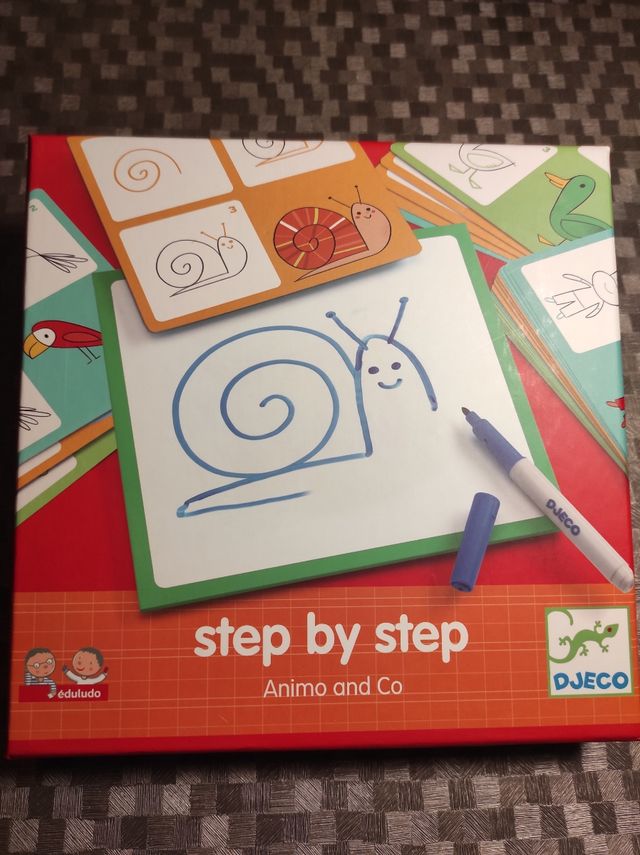 JUEGO EDUCATIVO PARA PINTAR, STEP BY STEP