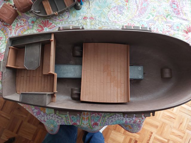 FAMOBIL BARCO PIRATA REF.3550 CON CAJA Y EXTRAS.