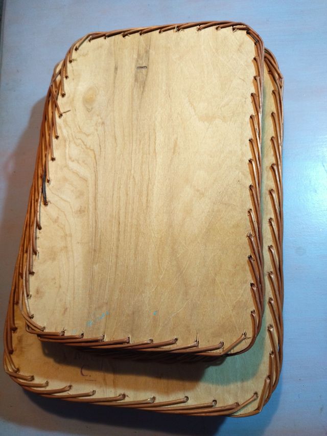 2Canastas de mimbre