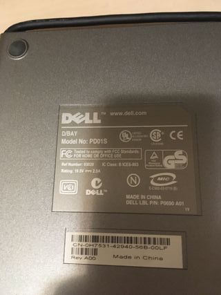CD RW DELL PD01S