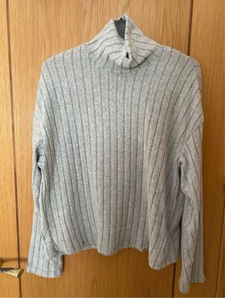 Jersey cuello alto shein