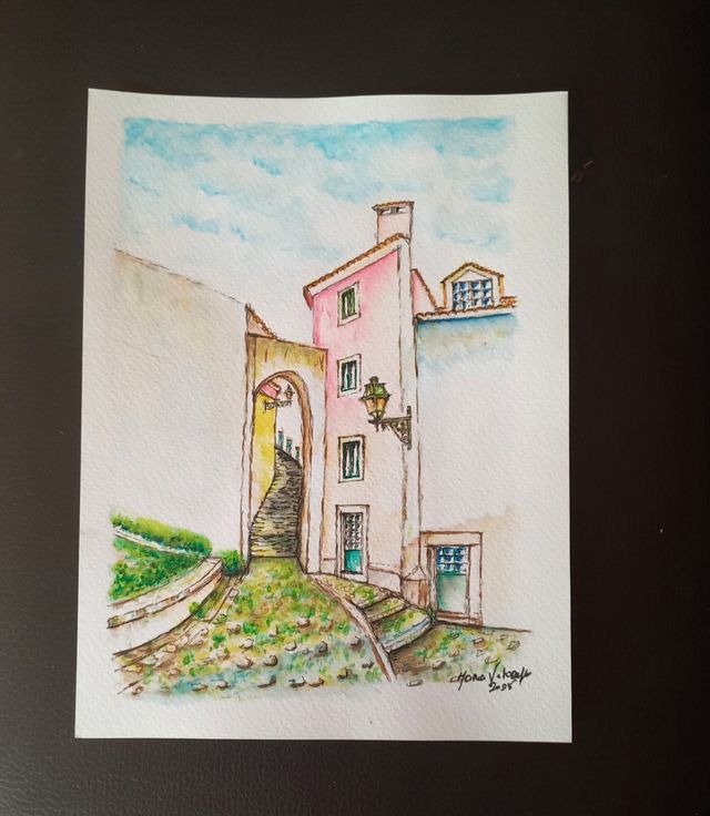 Cuadro aguarela original